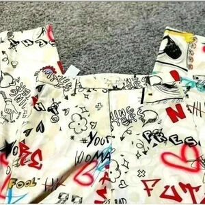 Please Marni Vibes Graffiti Women Pants Size Small Made In Italy Rare